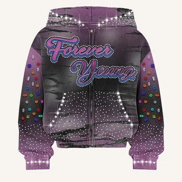 Women's "Forever Young" Fashion Hoodie.