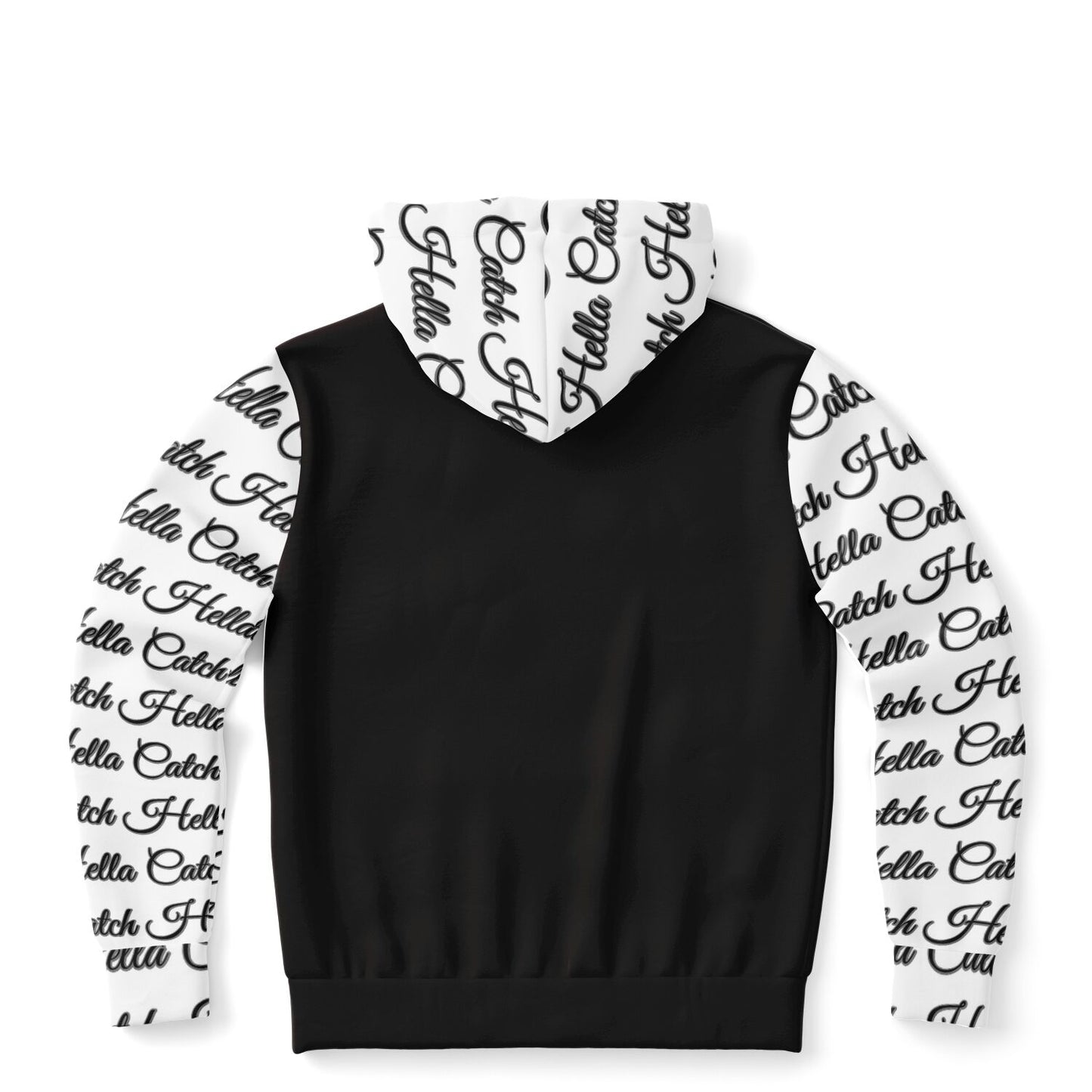 "Hella Catch" Men's Fashion Zip-Up Hoodie - AOP