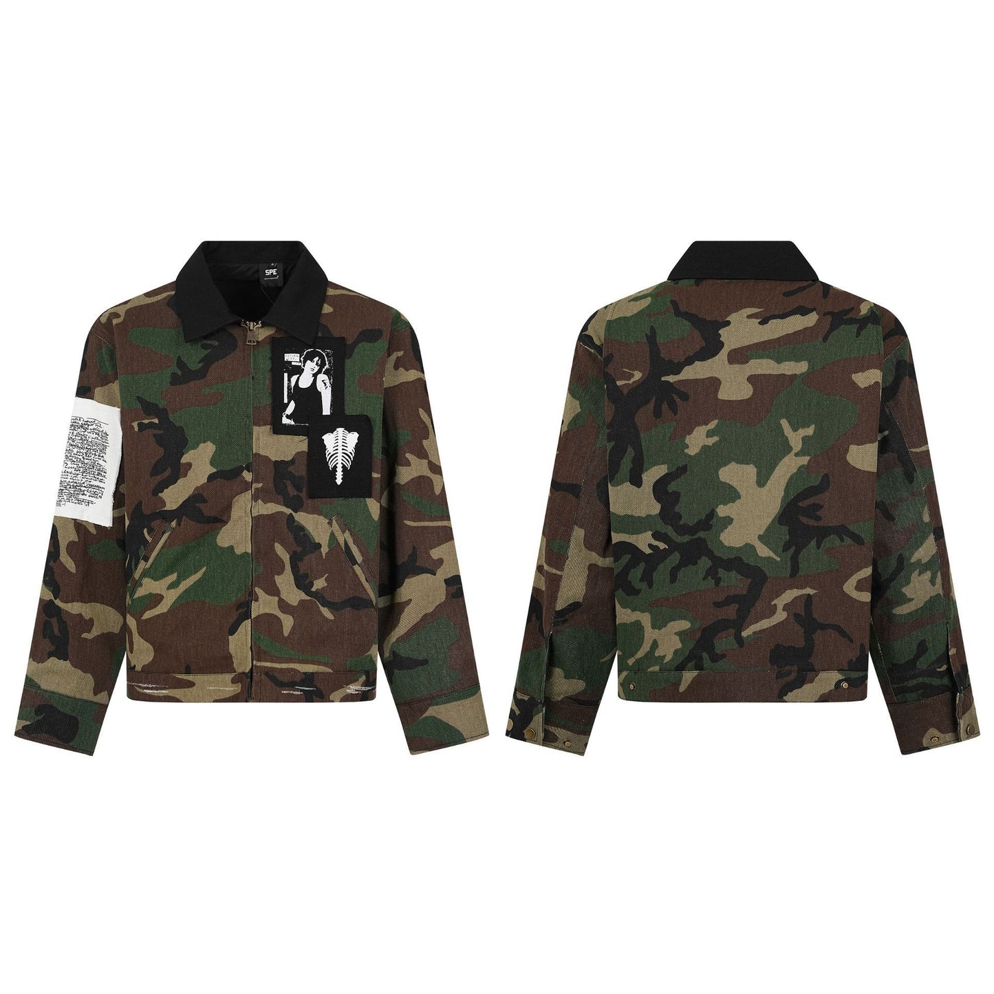 Men's Camouflage High Street Fashion Jacket.