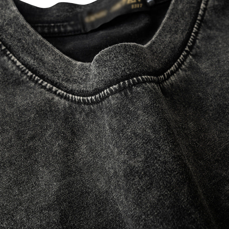 Men's Chalk Printed Short-Sleeved T-Shirt.