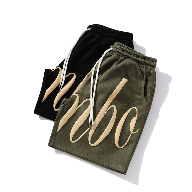 Men's Puff Print Urban Shorts.