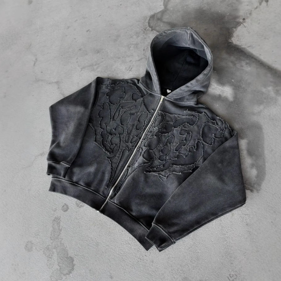 Women's Street Style Cardigan Zip Hoodie.