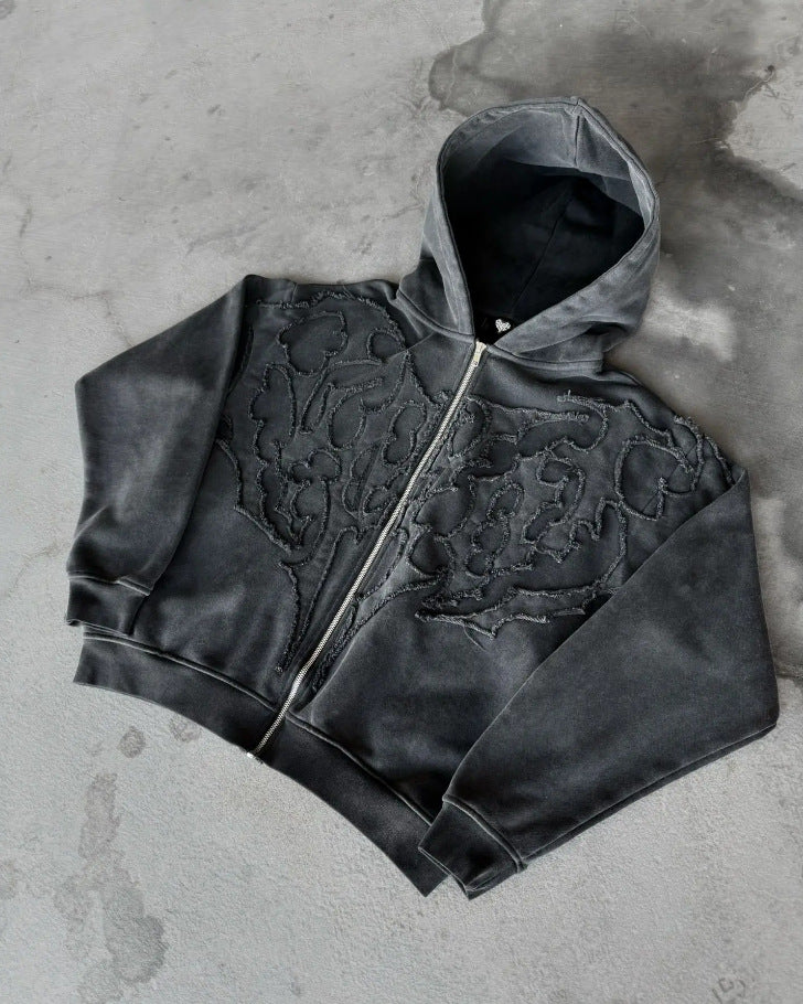 Women's Street Style Cardigan Zip Hoodie.