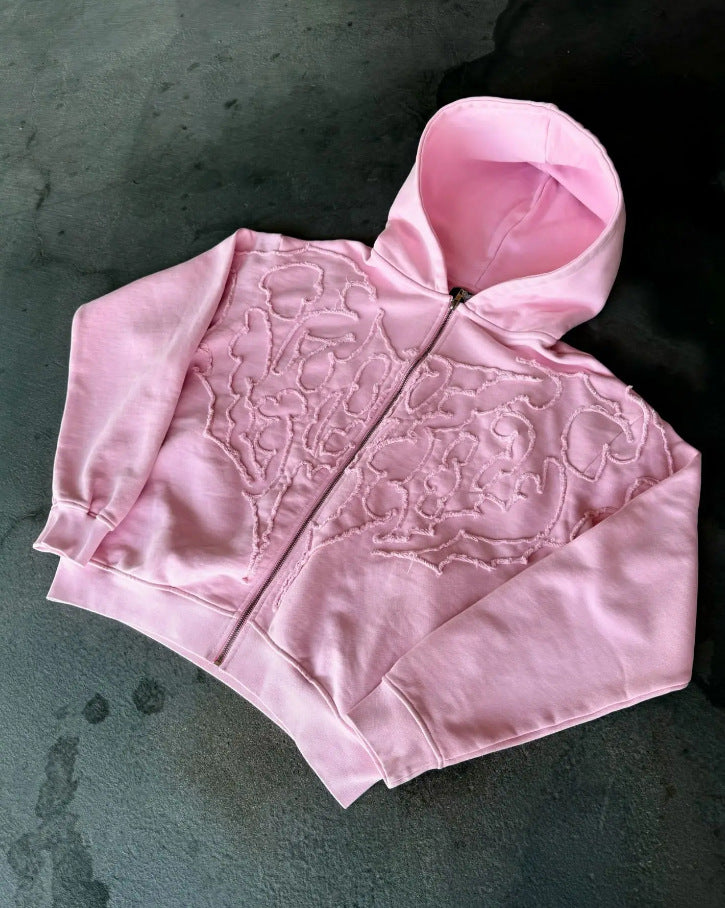 Women's Street Style Cardigan Zip Hoodie.