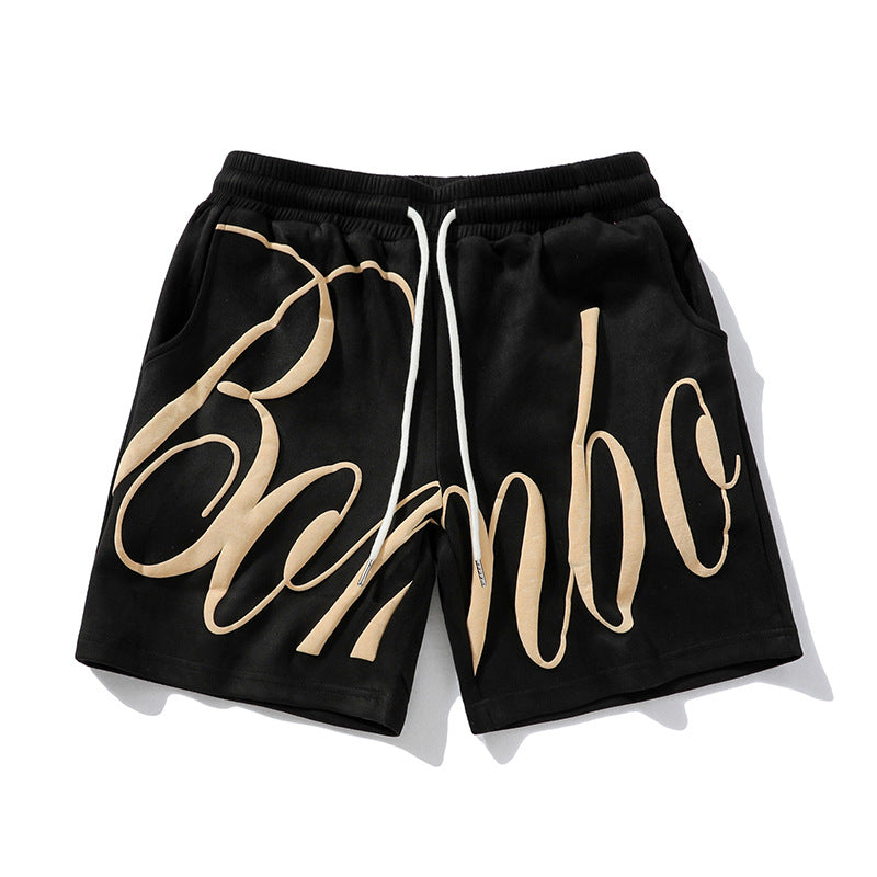 Men's Puff Print Urban Shorts.