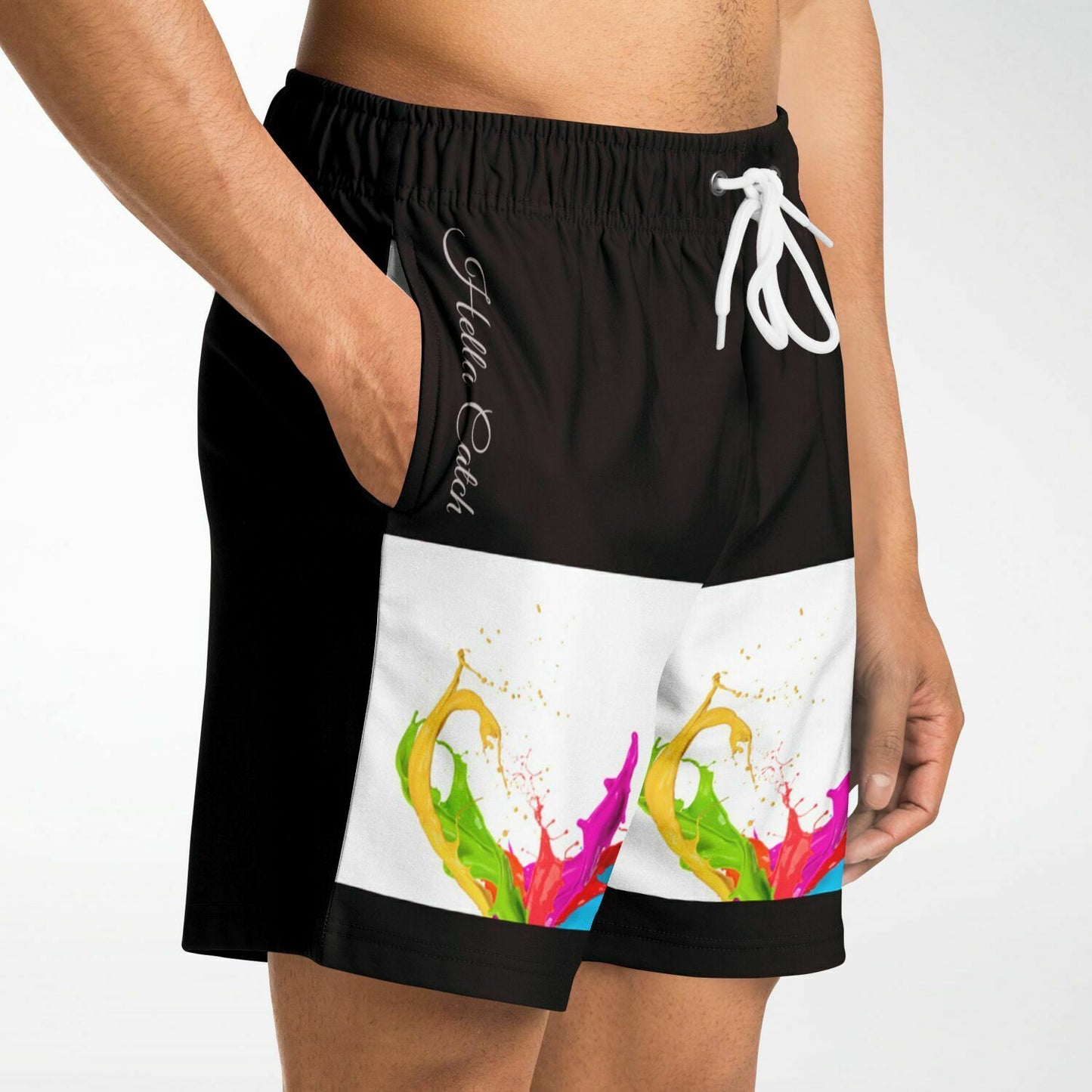 "Hella Catch" Men's Athletic Shorts