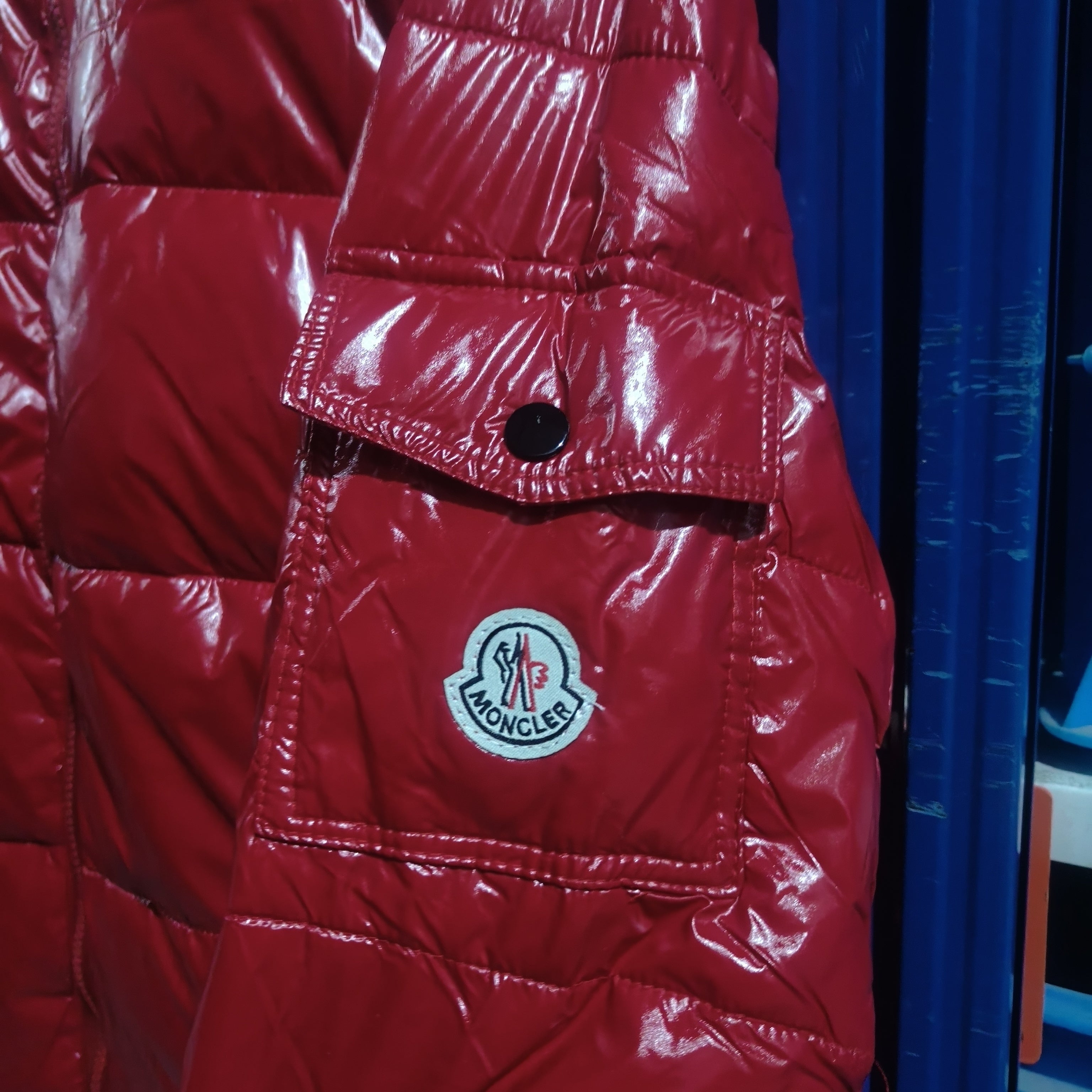 Unisex "Moncler" Hooded Down Puffer Jacket.
