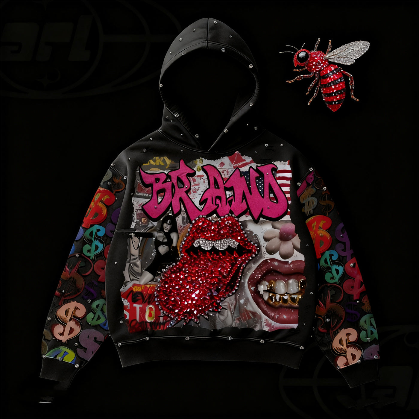 Women's Fashion Hip-Hop Hoodie.