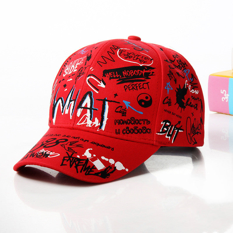 Unisex Hip-Hop Graffiti Baseball Cap.