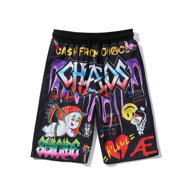 Men's Hip-Hop Fashion Shorts.