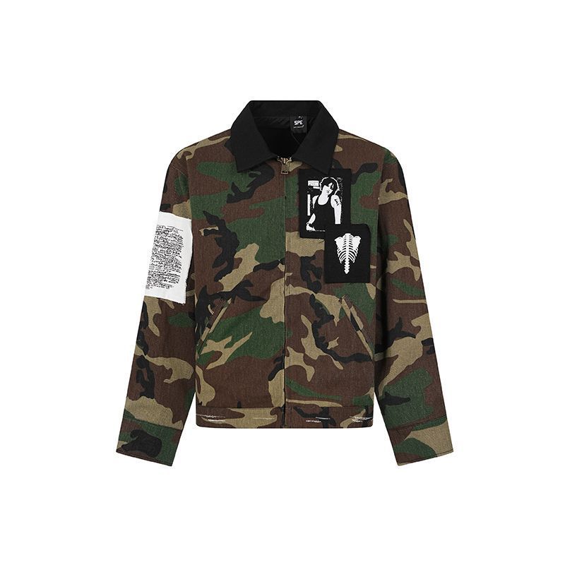 Men's Camouflage High Street Fashion Jacket.