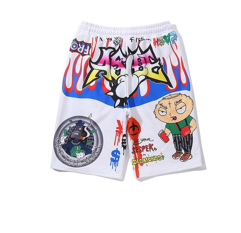 Men's Hip-Hop Fashion Shorts.