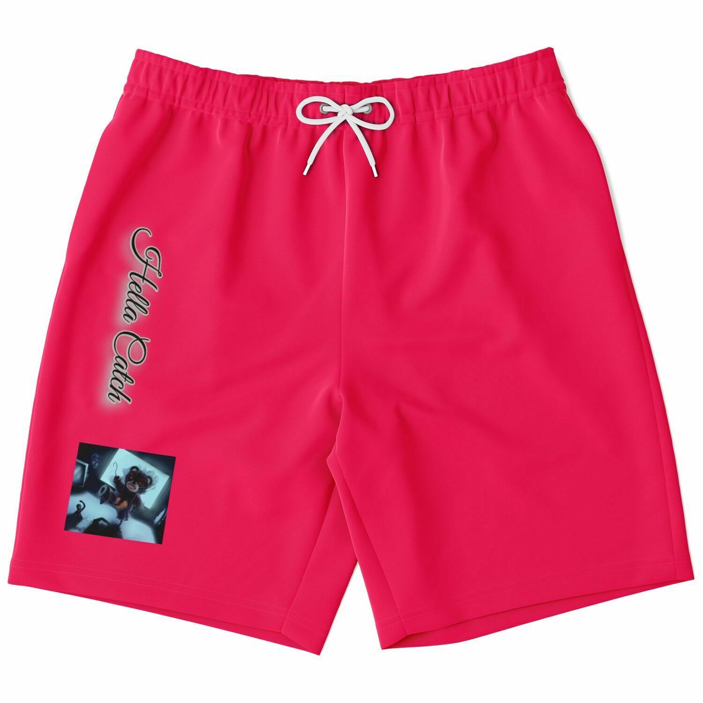 "Hella Catch" (Bad Bear) Athletic Long Shorts - AOP