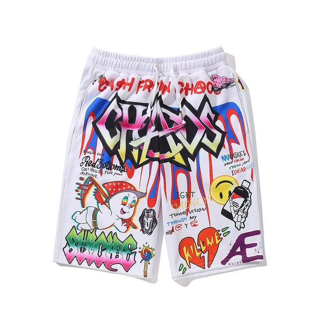 Men's Hip-Hop Fashion Shorts.