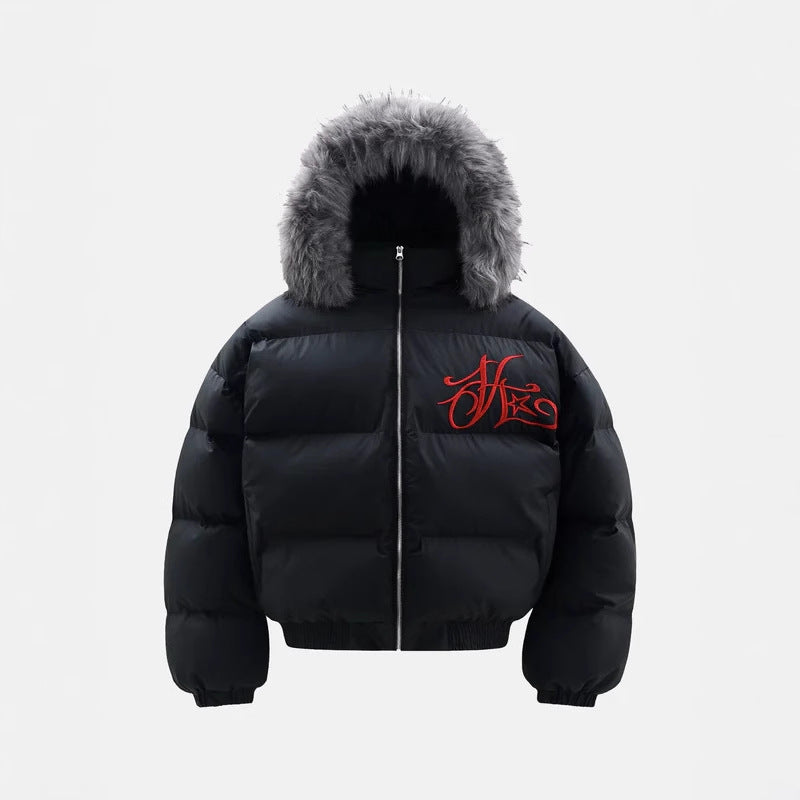 Men's American-Style Cotton-Padded Jacket.