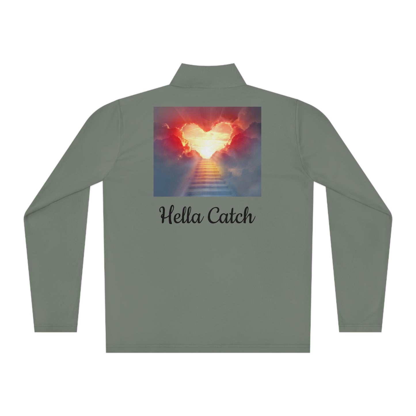 "Hella Catch" Unisex Quarter-Zip Pullover