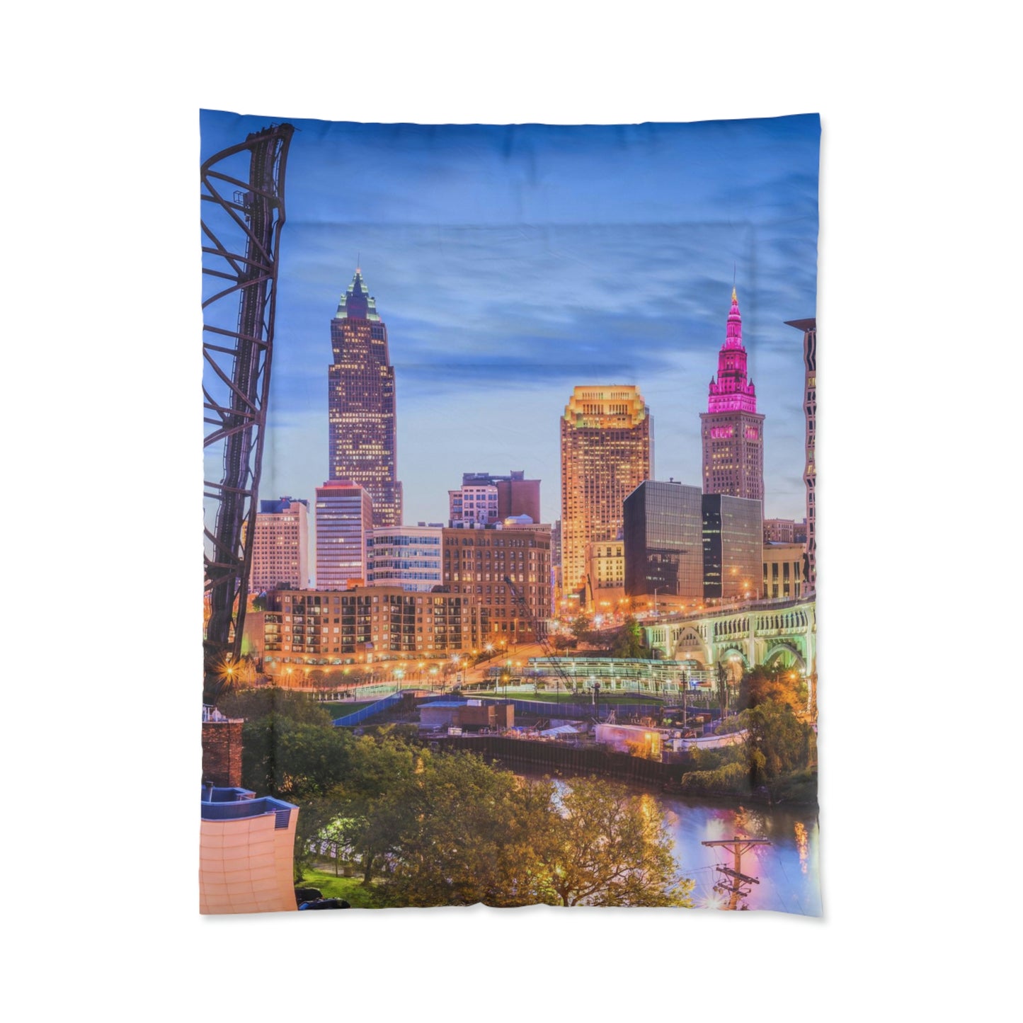 Detroit, Michigan Designed Comforter