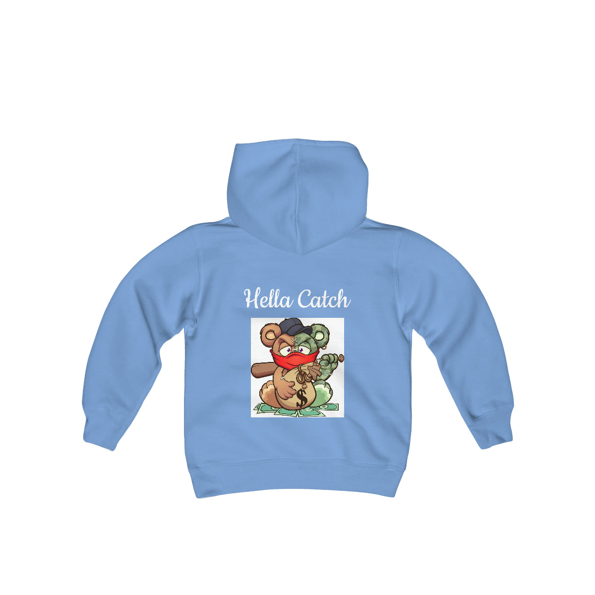 "Hella Catch" Youth Heavy Blend Hooded Sweatshirt