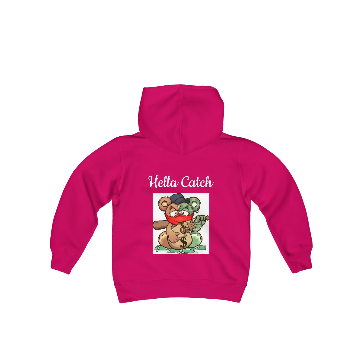 "Hella Catch" Youth Heavy Blend Hooded Sweatshirt