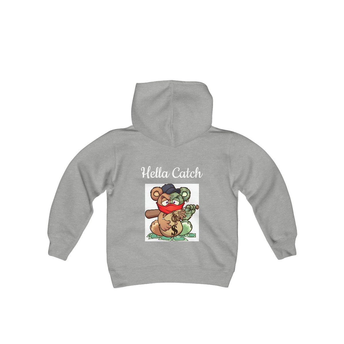 "Hella Catch" Youth Heavy Blend Hooded Sweatshirt