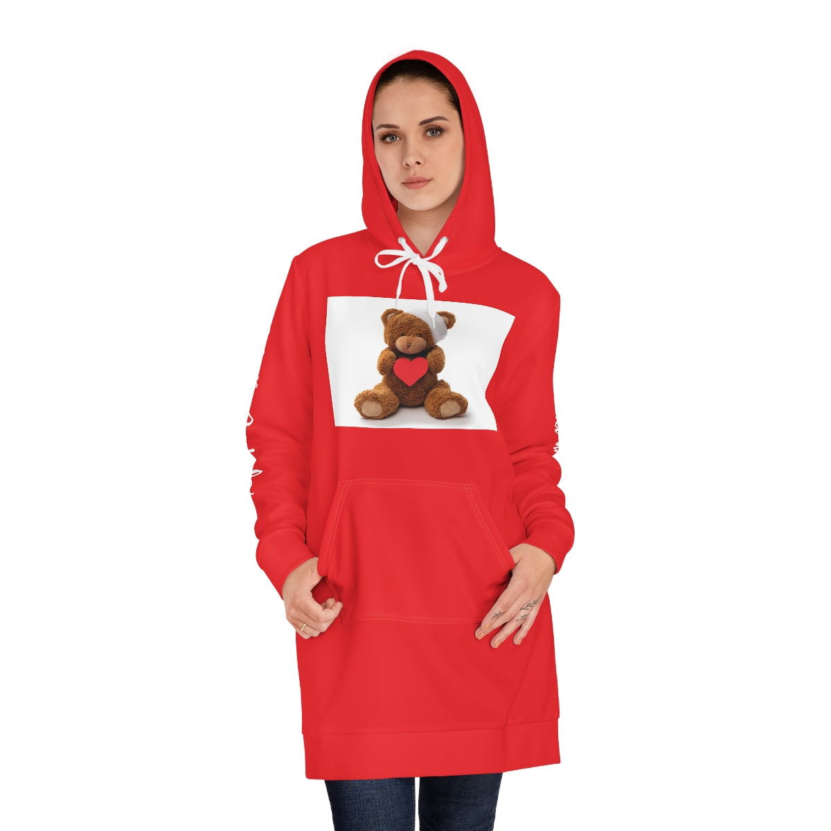 "Hella Catch" Women's Hoodie Dress (AOP)