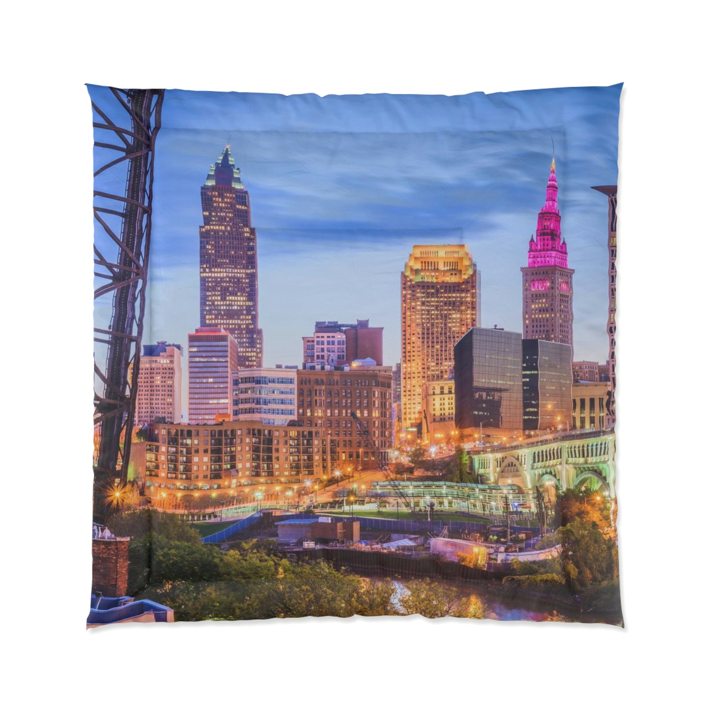 Detroit, Michigan Designed Comforter