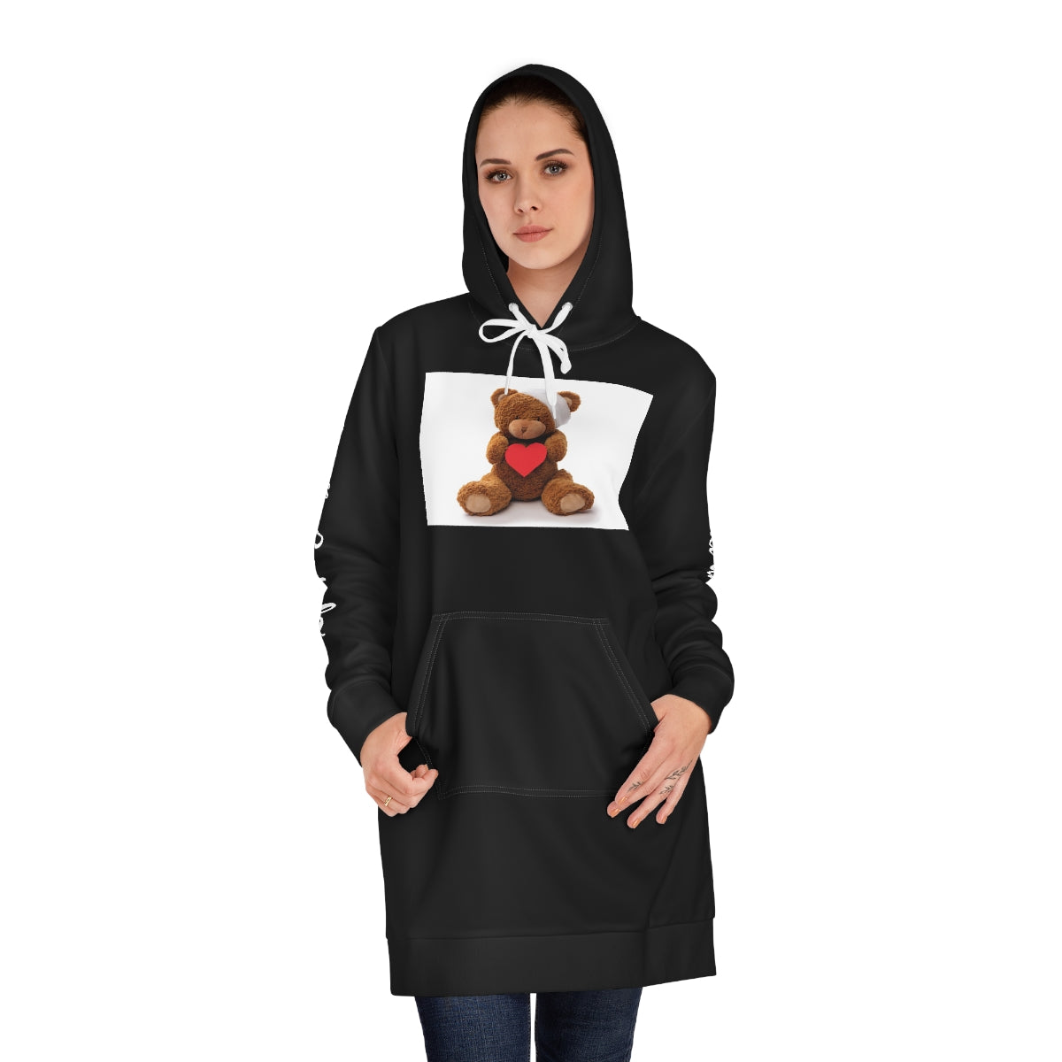 "Hella Catch" Women's Hoodie Dress (AOP)