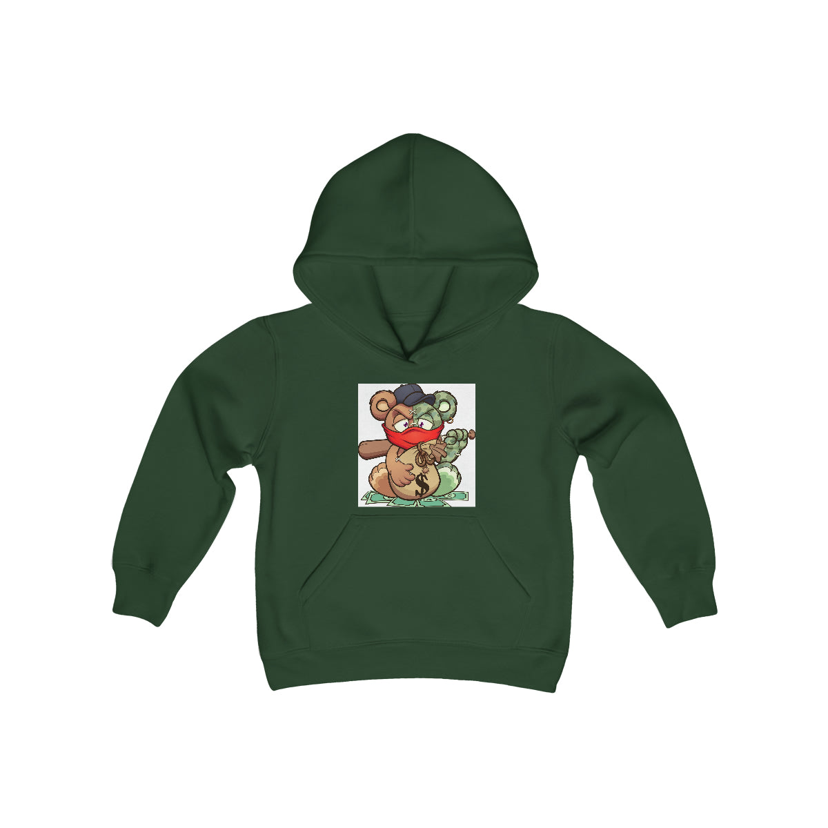 "Hella Catch" Youth Heavy Blend Hooded Sweatshirt