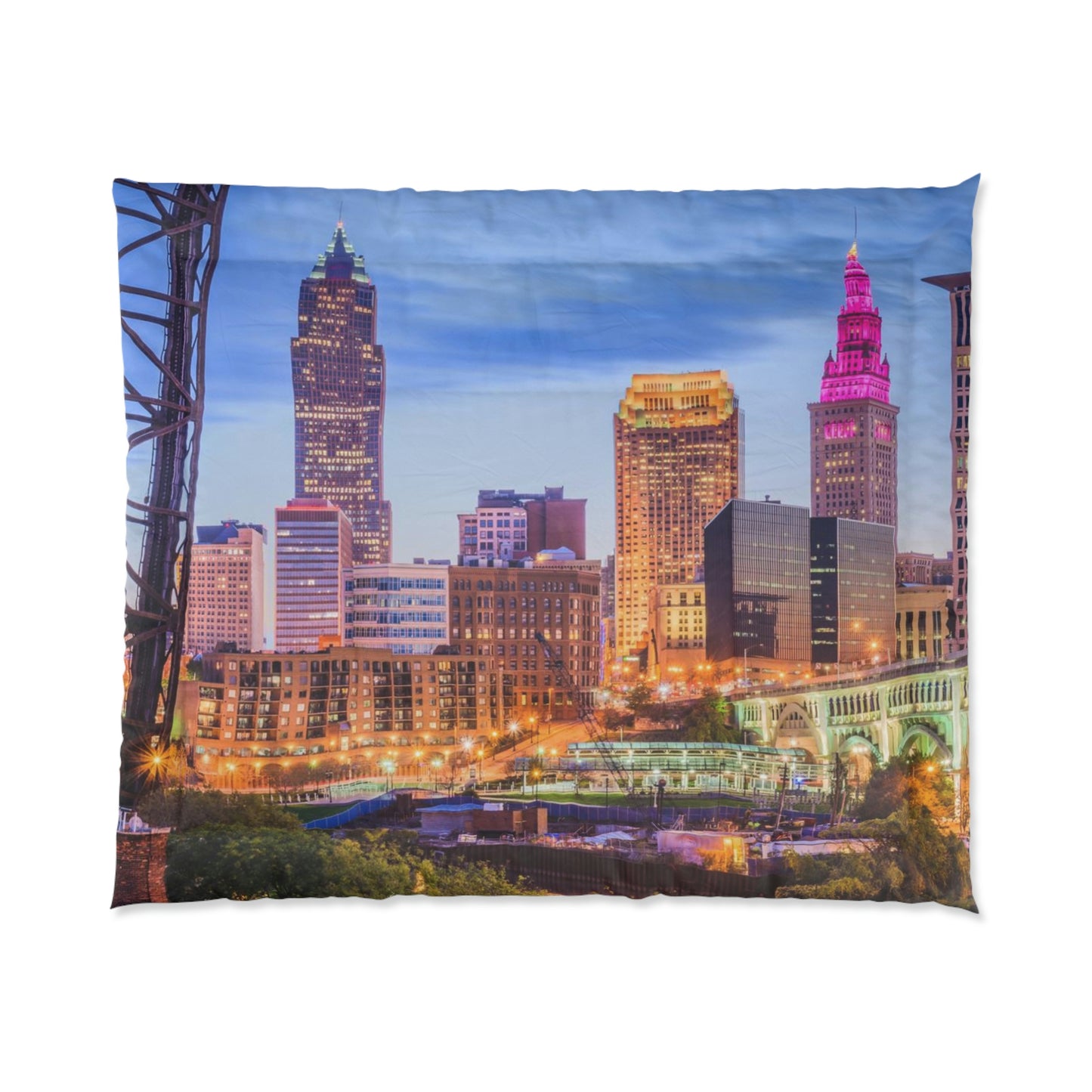 Detroit, Michigan Designed Comforter