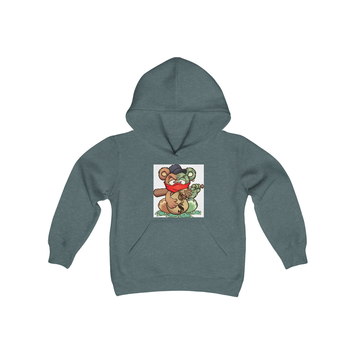 "Hella Catch" Youth Heavy Blend Hooded Sweatshirt