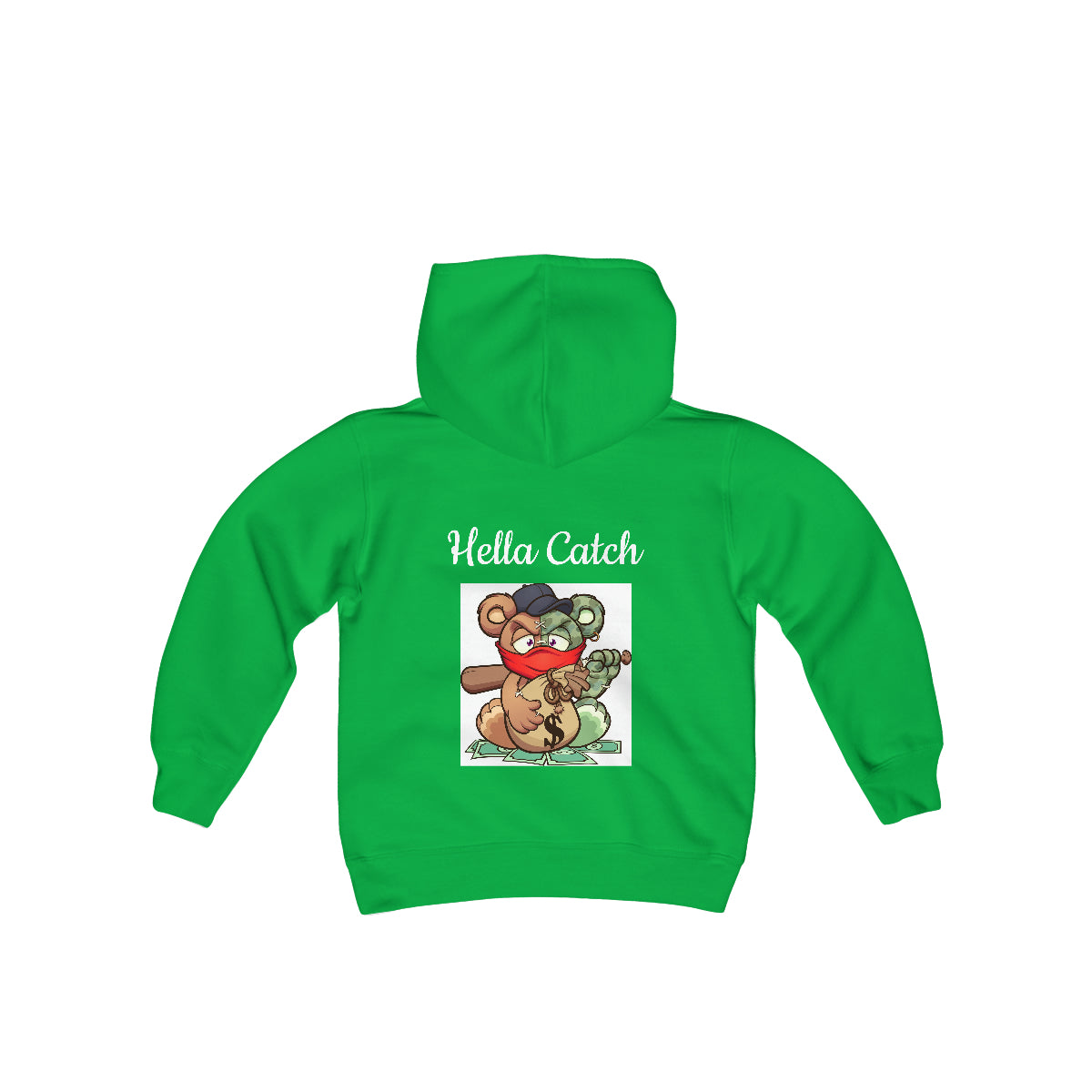 "Hella Catch" Youth Heavy Blend Hooded Sweatshirt