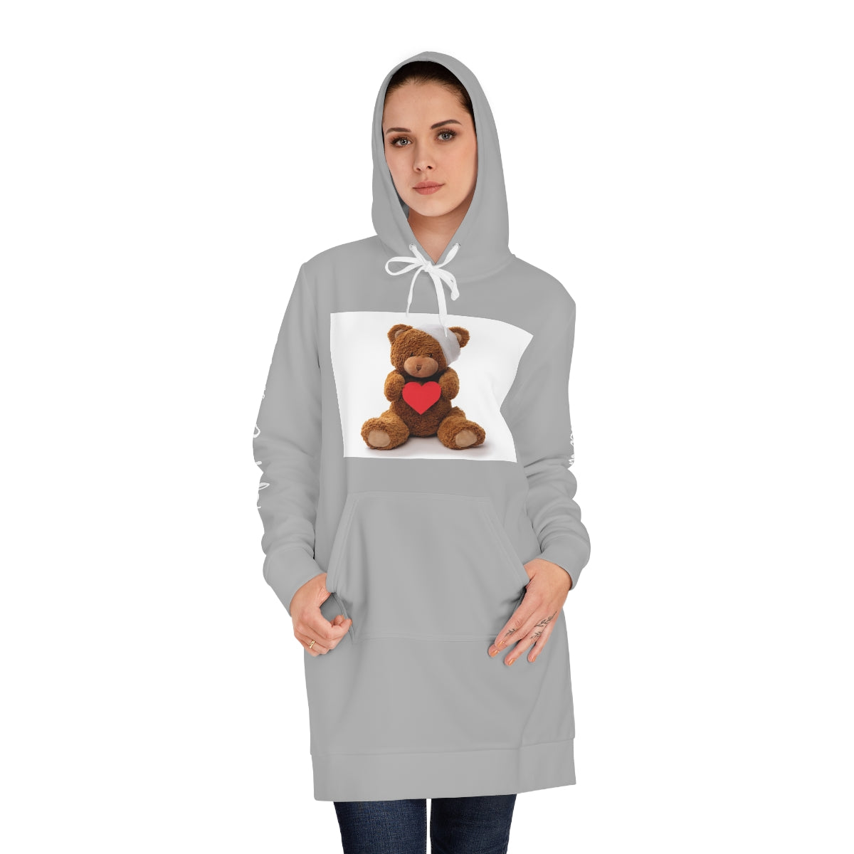 "Hella Catch" Women's Hoodie Dress (AOP)