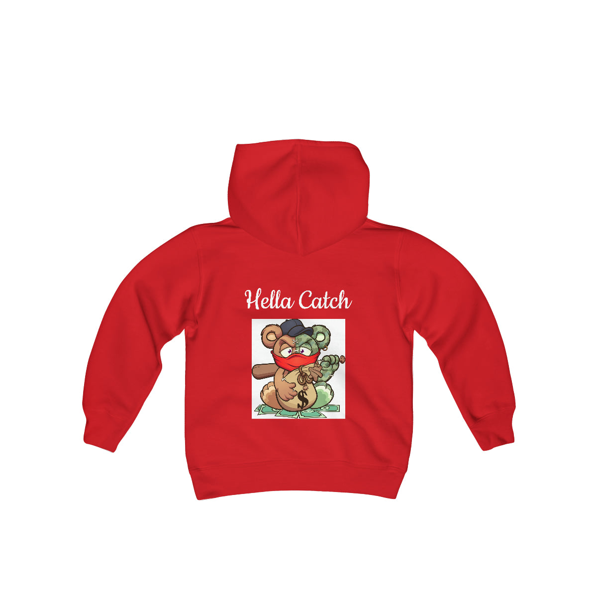 "Hella Catch" Youth Heavy Blend Hooded Sweatshirt