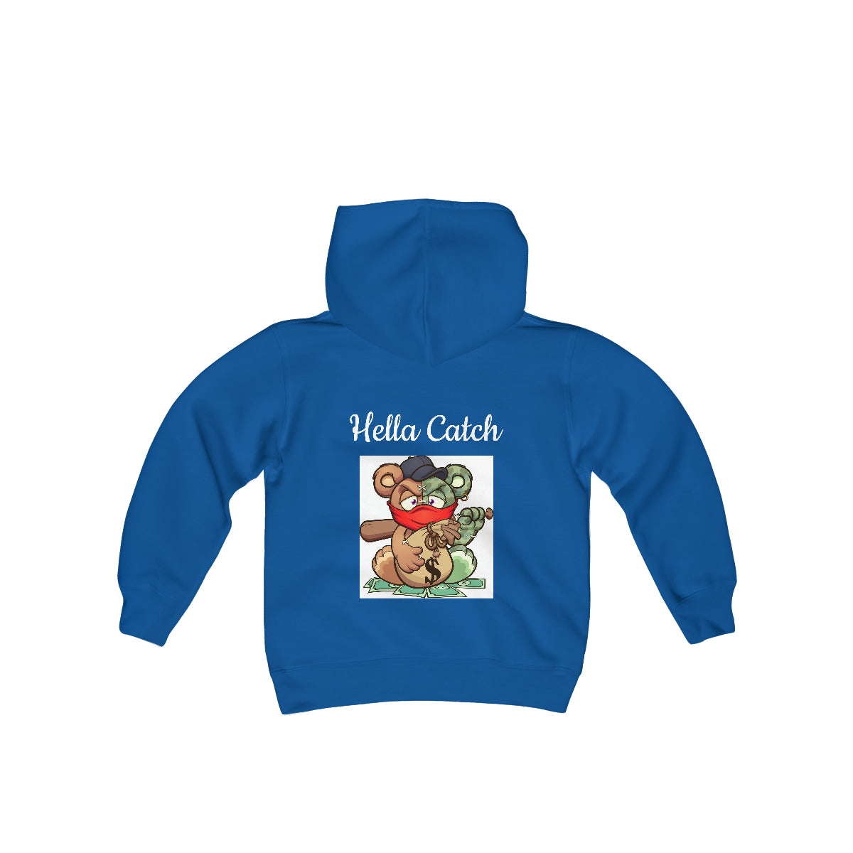 "Hella Catch" Youth Heavy Blend Hooded Sweatshirt