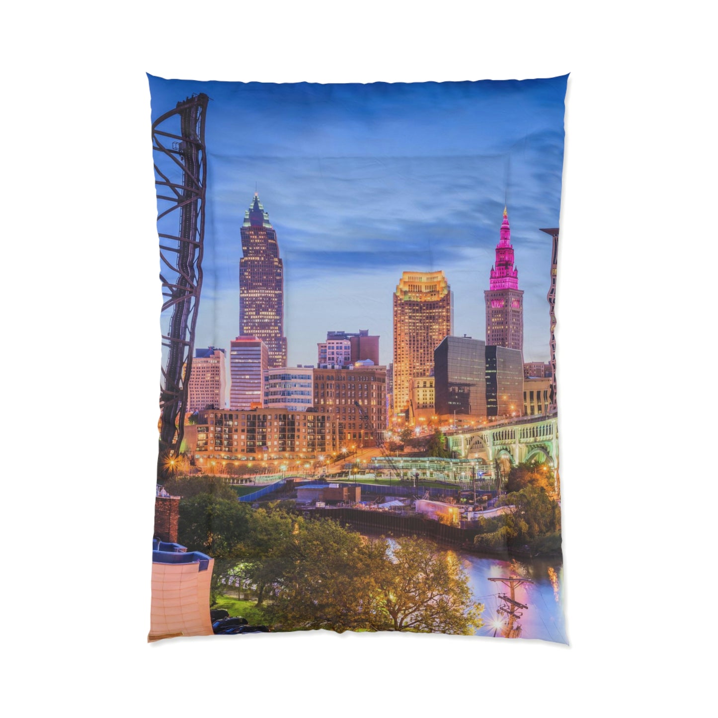 Detroit, Michigan Designed Comforter