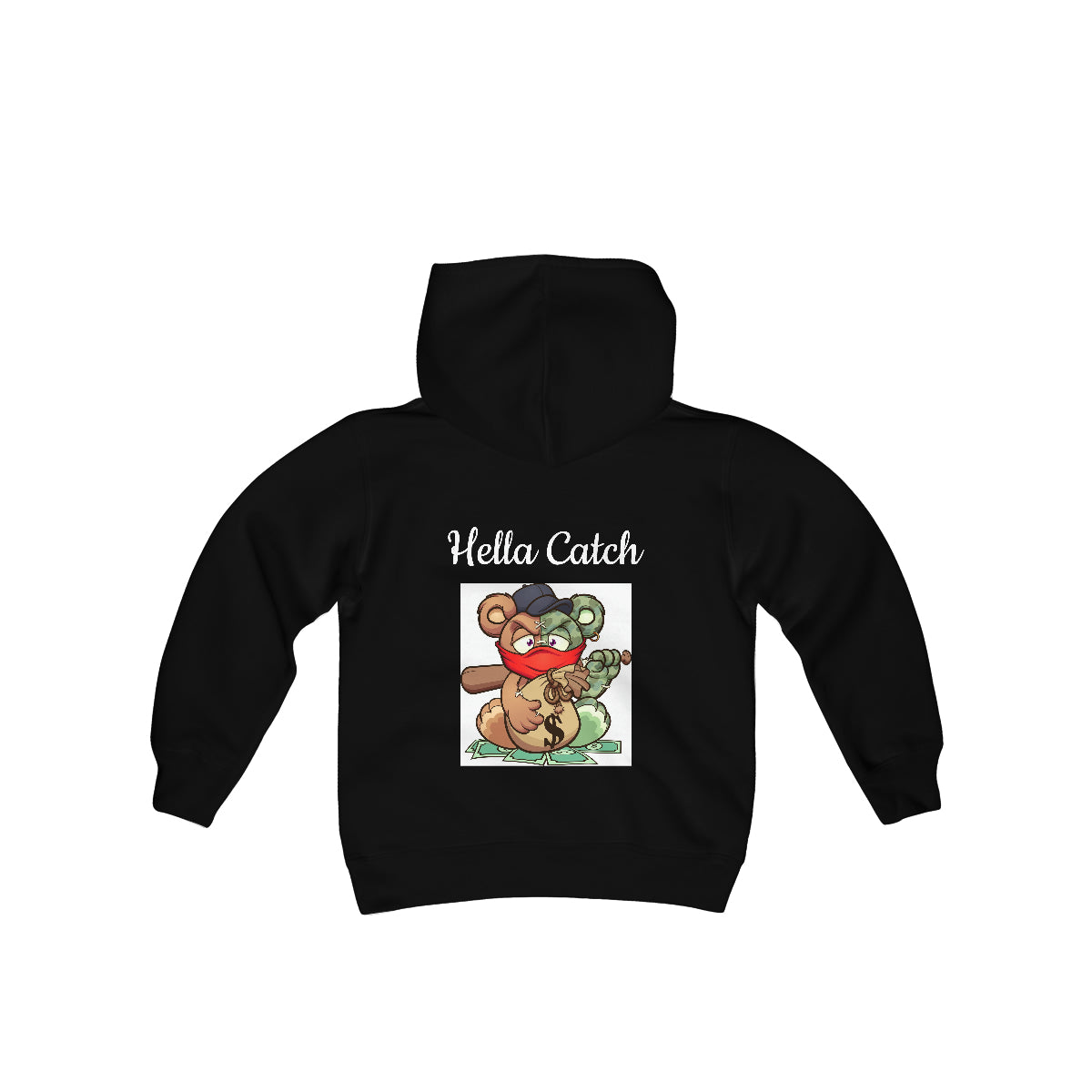 "Hella Catch" Youth Heavy Blend Hooded Sweatshirt