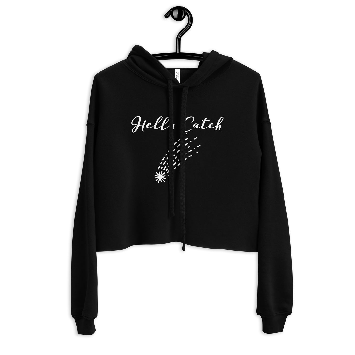 "Hella Catch" Women's Crop Hoodie