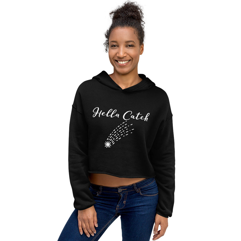 "Hella Catch" Women's Crop Hoodie