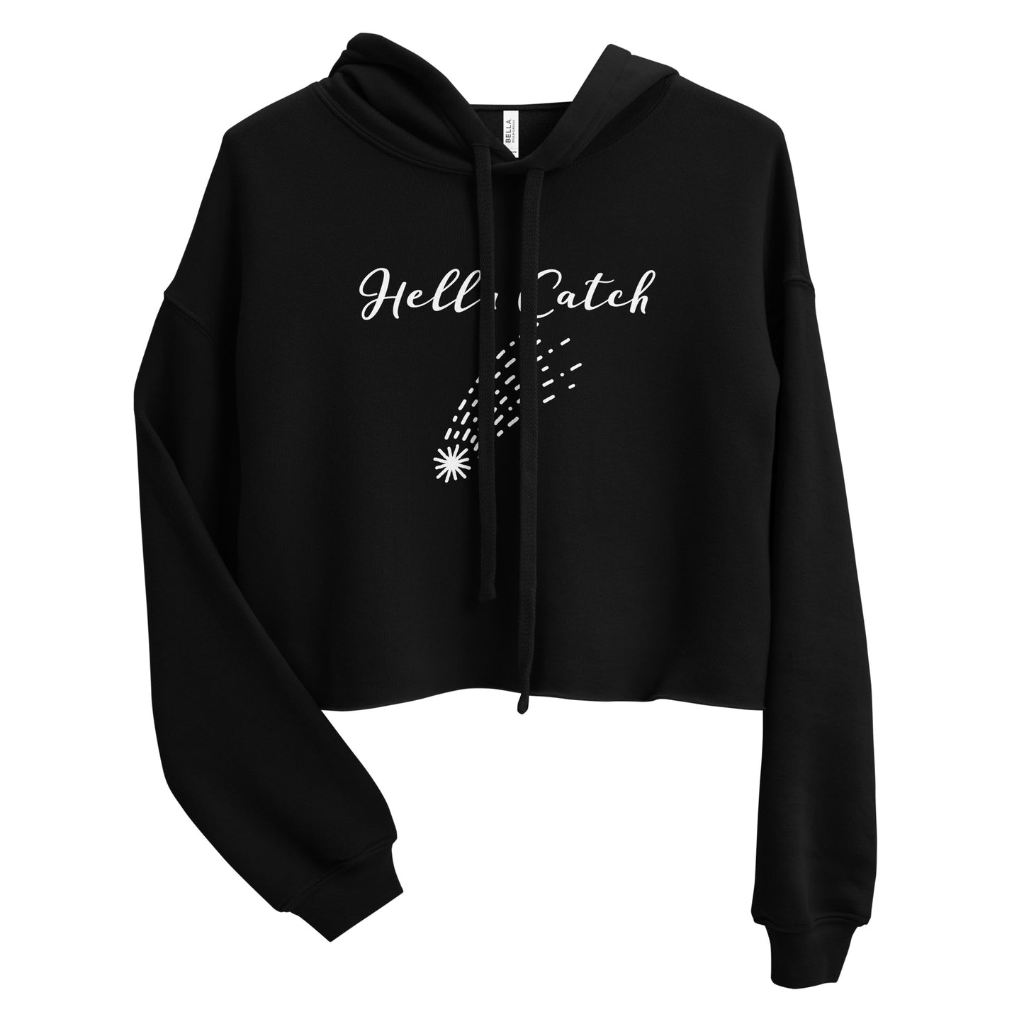 "Hella Catch" Women's Crop Hoodie