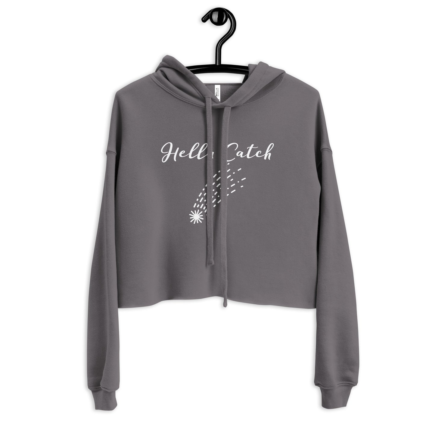 "Hella Catch" Women's Crop Hoodie